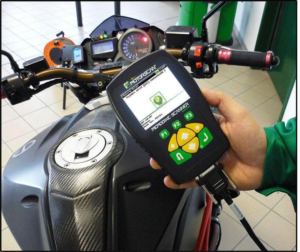 Motorcycle & ATV Diagnostic Scan Tool in Shock Absorbing Case and Software (ByteRD 6050R17) - ANSED Diagnostic Solutions LLC