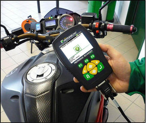 Motorcycle & ATV Diagnostic Scan Tool in Shock Absorbing Case and Software (ByteRD 6050R17) - ANSED Diagnostic Solutions LLC
